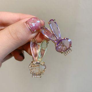 Rabbit Faux Crystal Hair Clip