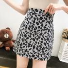 High-waist Animal Printed Skirt