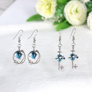 Glass Planet Dangle Earring (various Designs)