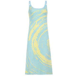 Spaghetti Strap Cutout-back Midi Bodycon Dress