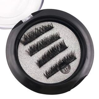 Magnetic False Eyelashes 817 - Black - One Size