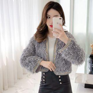 Furry Crop Jacket