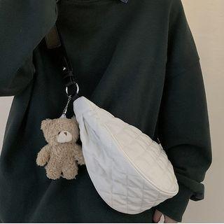Quilted Lightweight Crossbody Hobo Bag