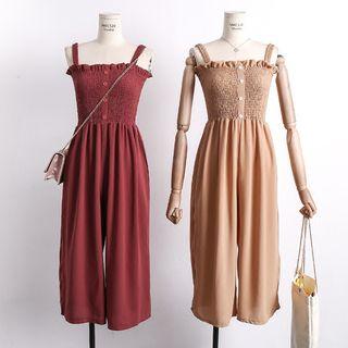 Strapped Chiffon Jumpsuit
