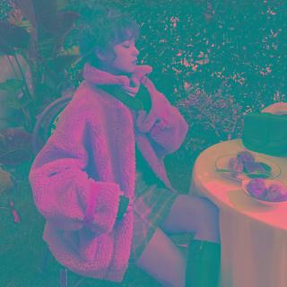 Fluffy Zip-up Jacket