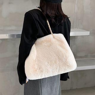 Chain Fluffy Tote Bag