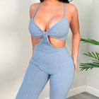Spaghetti Strap Cut-out Jumpsuit