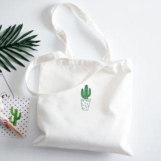 Cactus Print Tote Bag