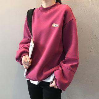 Logo Applique Sweatshirt