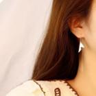 Triangle Threader Earring With Gift Box - 1 Pair - Silver - One Size