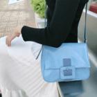 Buckled Shoulder Bag Blue - One Size