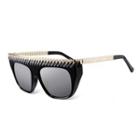 Chain Detail Square Sunglasses