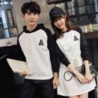 Couple Matching Raglan Hoodie / Drawstring Waist Hoodie Dress