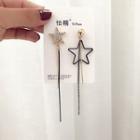 Non-matching Star Fringed Earring