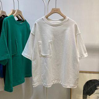 Pocketed Accent Short-sleeve T-shirt