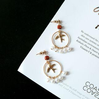 Bird Beaded Earring