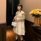 Frilled Peter Pan Collar Dress