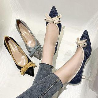 Pointed Kitten Pumps