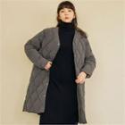 Single-breasted Quilted Coat