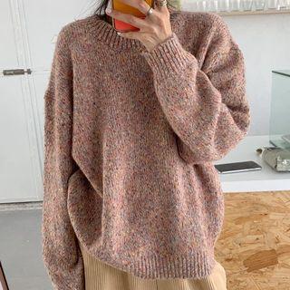 Plain Sweater / Crop Wide Leg Pants