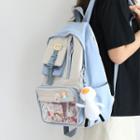 Pvc Panel Backpack / Brooch / Bag Charm / Set