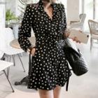Dotted Long-sleeve Playsuit