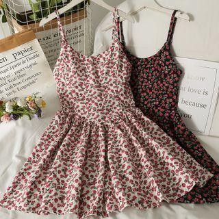 Corduroy Sleeveless Florla Mini Dress