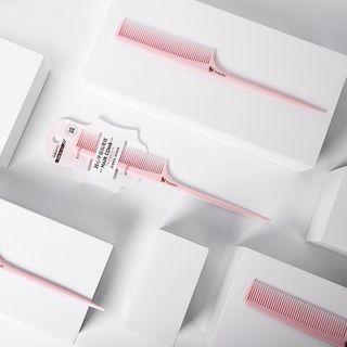 Plastic Hair Comb Pink - One Size