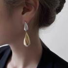 Alloy Drop Earring 1 Pair - Drops - Gold & Silver - One Size