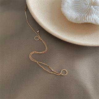 925 Sterling Silver Necklace 1 Pc - Gold - One Size
