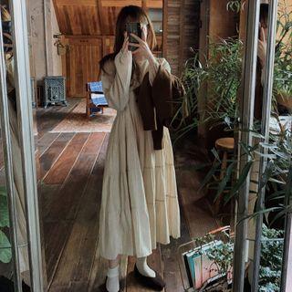 Long Sleeve Tiered Maxi Dress