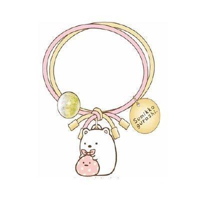 San-x Sumikko Gurashi Shirokuma Mascot Pony Tail Hair Tie 2021 Edition 1 Pc