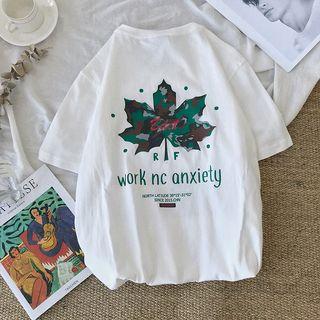 Short-sleeve Camo Maple Leaf T-shirt