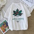 Short-sleeve Camo Maple Leaf T-shirt