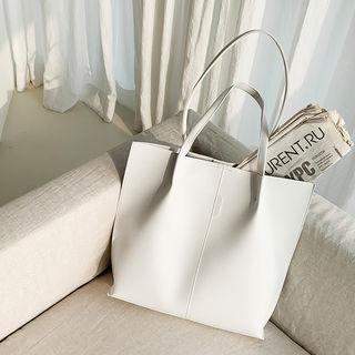 Square Pleather Tote