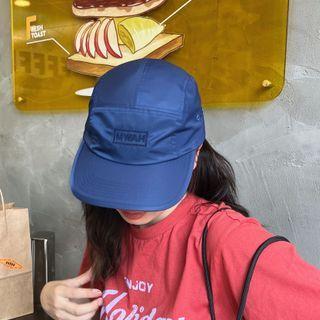 Lettering Embroidered 6 Panel Cap