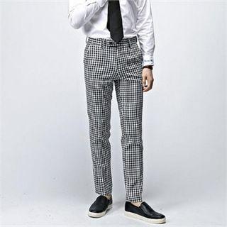 Gingham Dress Pants