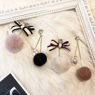Pom Pom Non Matching Earring