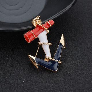 Anchor Brooch Gold - One Size