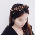 Leopard Print Wired Headband