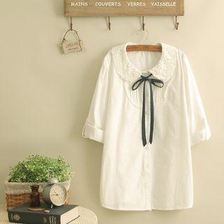 Crochet Collar Blouse