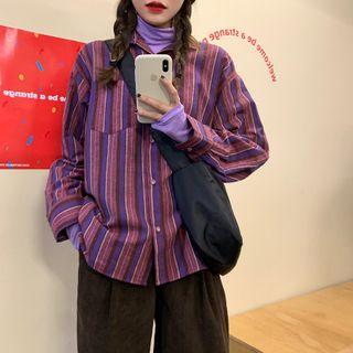 Striped Shirt Pink & Purple - One Size