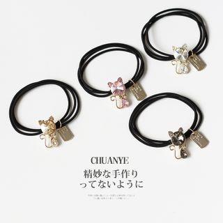 Faux Crystal Cat Hair Tie