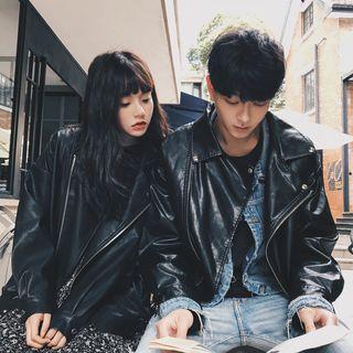 Couple Matching Biker Jacket