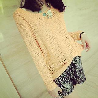 Perforated Sweater