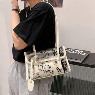 Cartoon Print Pvc Shoulder Bag