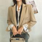 Open-front Short Blazer