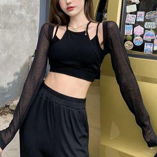 Plain Camisole Top / Plain Shawl