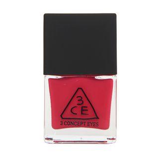 3 Concept Eyes - Nail Lacquer (#rd02 Bright Cherry Red) 10ml