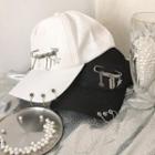 Pinned Ring Accent Baseball Cap
